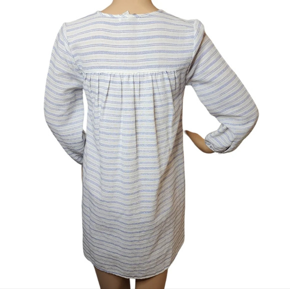 NWT J. Crew Embroidered Stripe Tunic. Women's size XXS - Picture 10 of 13